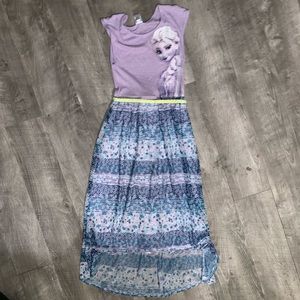 DISNEY FROZEN HI-LO DRESS SIZE L